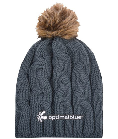 Picture of Cable Knit Pom Beanie