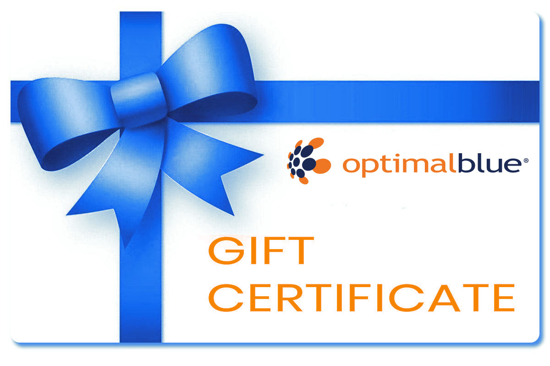 Picture of Optimal Blue Gift Certificate $10.00