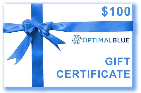 Picture of Optimal Blue Gift Certificate $100.00