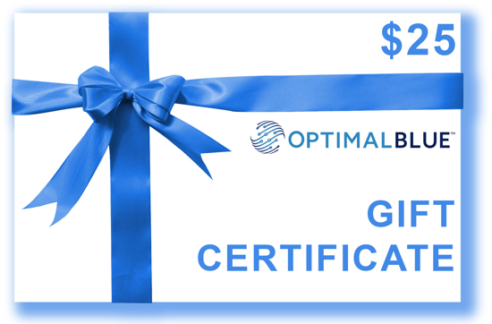 Picture of Optimal Blue Gift Certificate $25.00